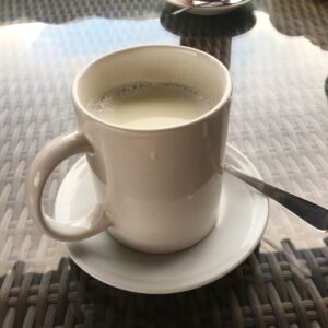 kopi susu ( panas)